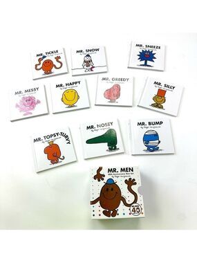 Mr Men 10 hardcover book set 40th Anniversary Boxed set